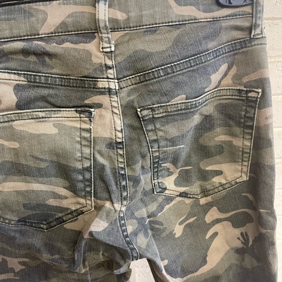 Topshop Moto Camouflage High Rise Skinny Stretch Pants - Picture 9 of 9